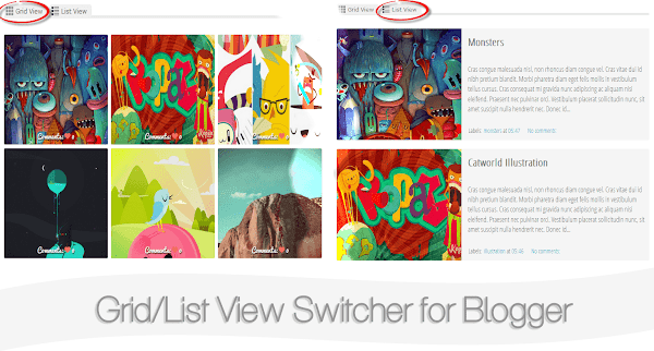 Building a List/Grid View Switcher in Blogger with Auto Read More