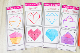 Geoboard Draw and Color Game