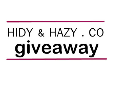 HIDY & HAZY.CO GIVEAWAY | 29 MAY 2015 sehingga 15 JUN 2015