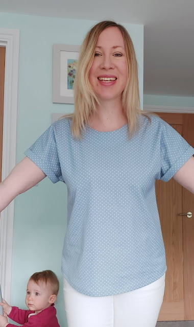 An easy beginner sewing pattern - the Stevie Top by Tilly and the Buttons