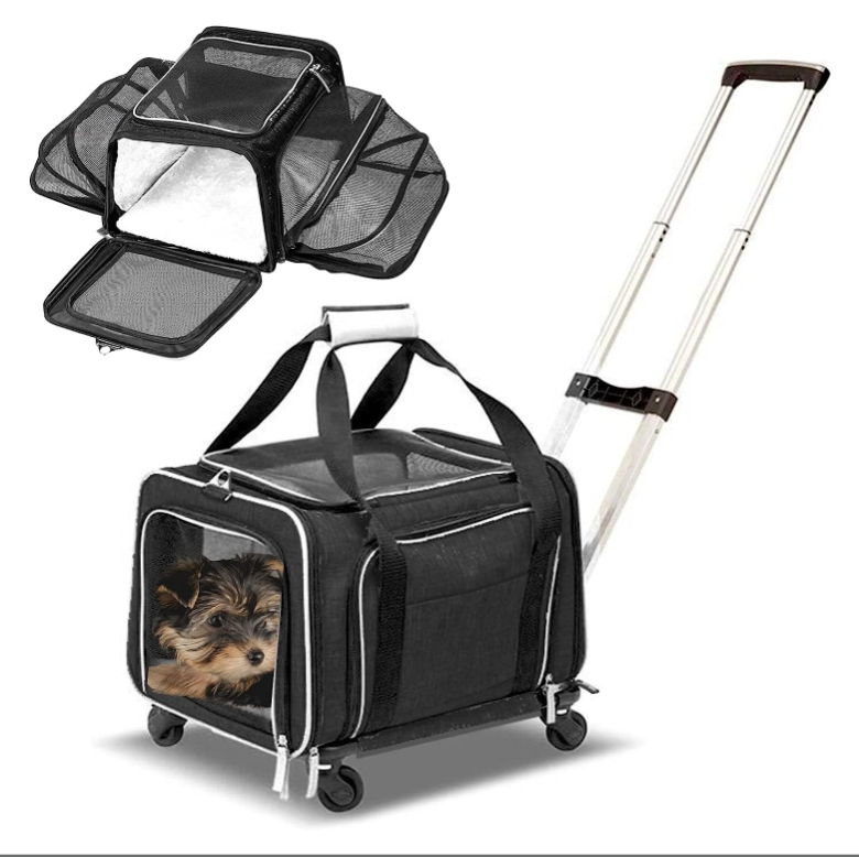 RUFF LIFE 101 Expandable Pet Carrier on Wheels