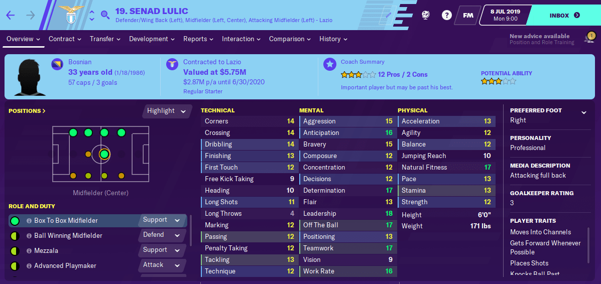 Senad Lulic FM2020