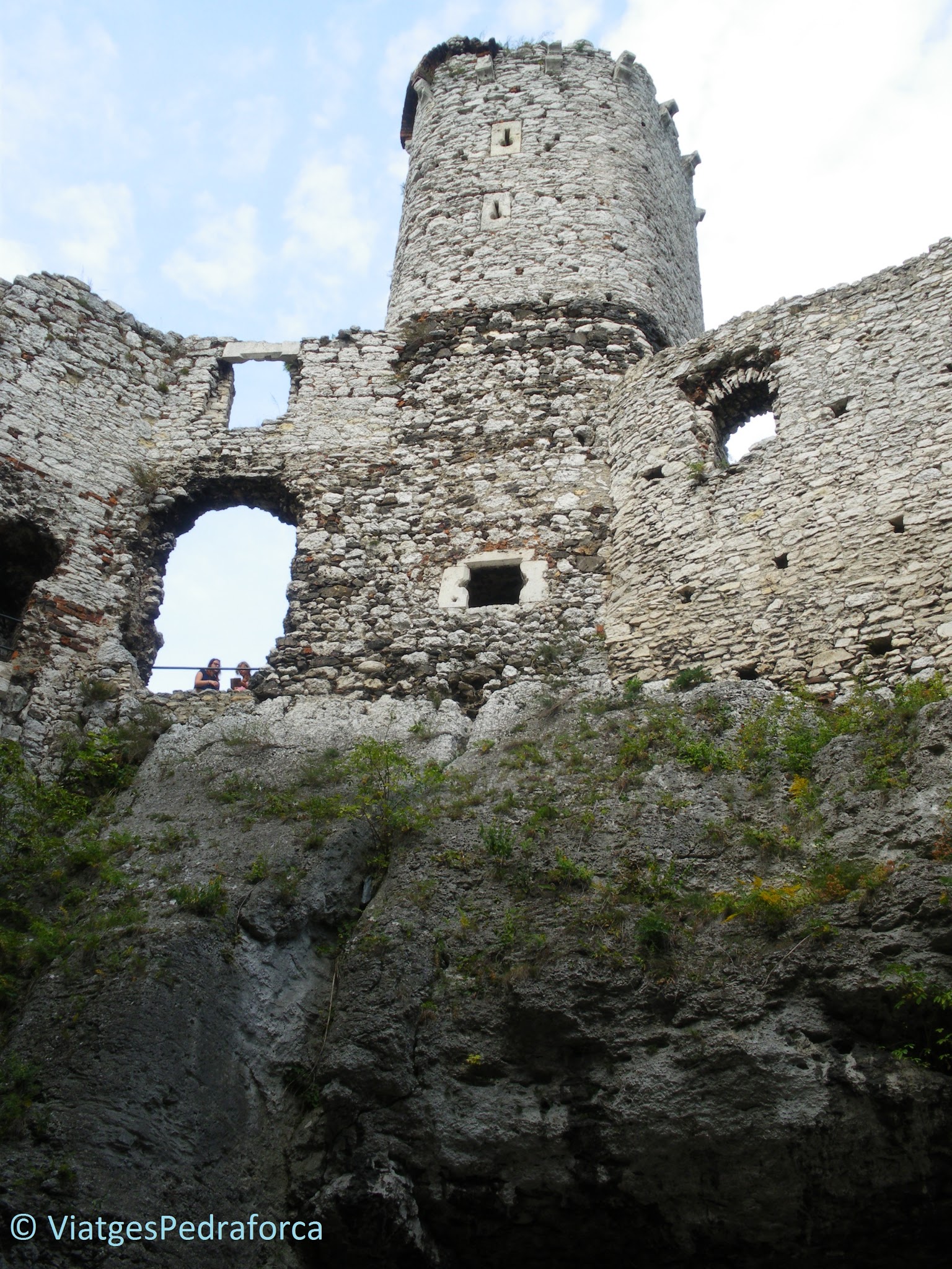 Ruta dels Nius d'Àliga, Zamek Ogrodzieniec, Polònia medieval