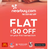 Paytm Mall - Buy NearBuy Rs.50 Off Coupon For Free