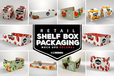 Retail Shelf Box Packaging Mockups1