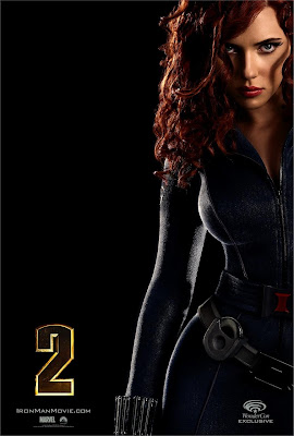 Iron Man 2 Black Widdow One Sheet Movie Poster - Scarlett Johansson as Black Widow