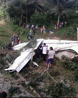 Detik-Detik Pesawat Cessna Jatuh Di Desa Pasir Kujang Kec.Karangnunggal