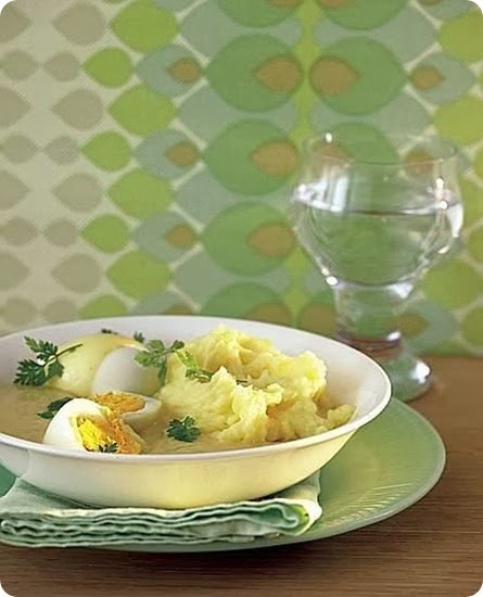 Eier in Senfsosse