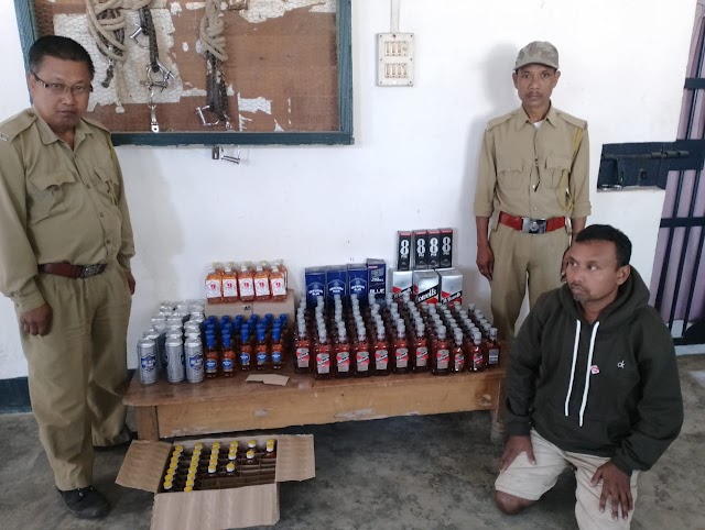 Man arrested with illegal liquor in Digboi   