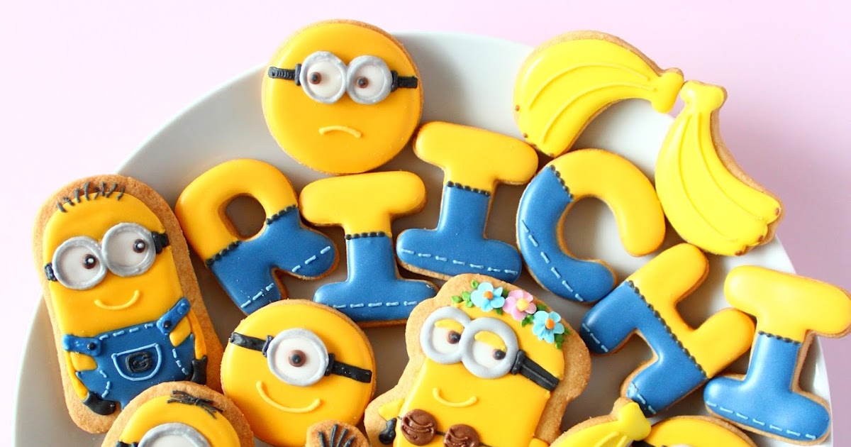 Sweeten Your Day ミニオンのアイシングクッキーセット Minion Icing Cookies