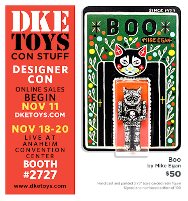 Designer Con 2022 Exclusive Boo the Cat Resin Figure by Mike Egan x DKE Toys