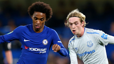 Chelsea vs Everton 2-1, The Blues Mulus Melaju