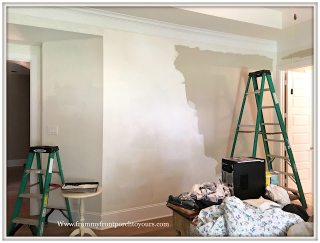 master bedroom makeover-new paint-from my front porch to yours