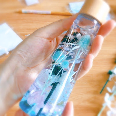 To Be Continued Diy教學 超簡單 製作herbarium 浮游保鮮花瓶 12店 100yen店買材料