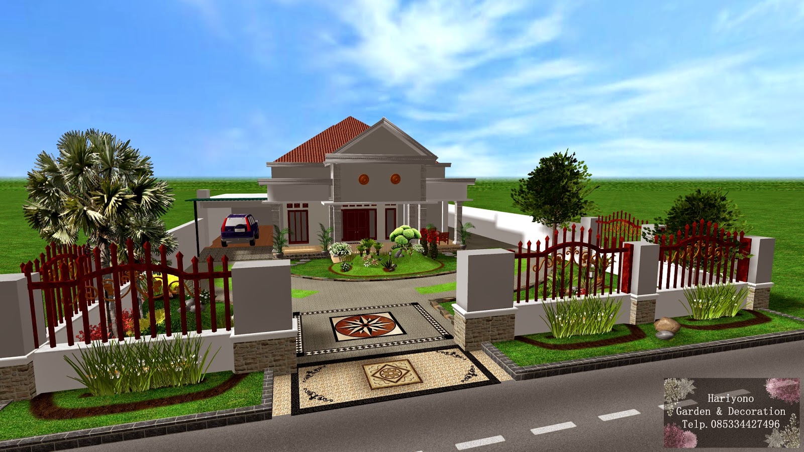 Desain Gambar Landscape 3D JASA HIAS TAMAN