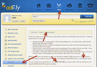 شرح موفع adf.ly لاختصار الروابط و الريح منه