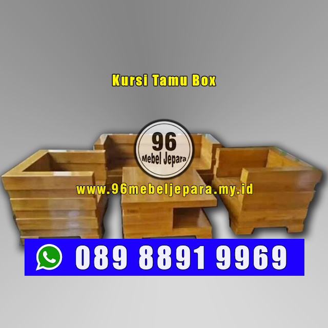 Kursi Box Minimalis,Kayu Jati,Kota Banten