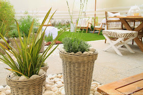 Como decorar um jardim ou terraço