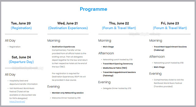 Program for PATA Mart 2023