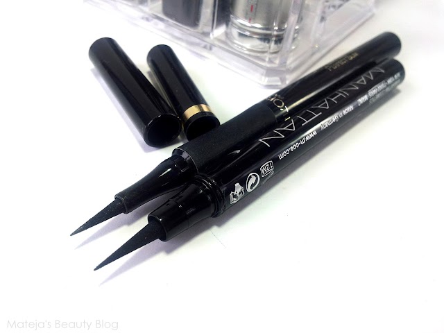 Manhattan Eyemazing and L'Oreal Super Liner Perfect Slim Felt Tip Liners