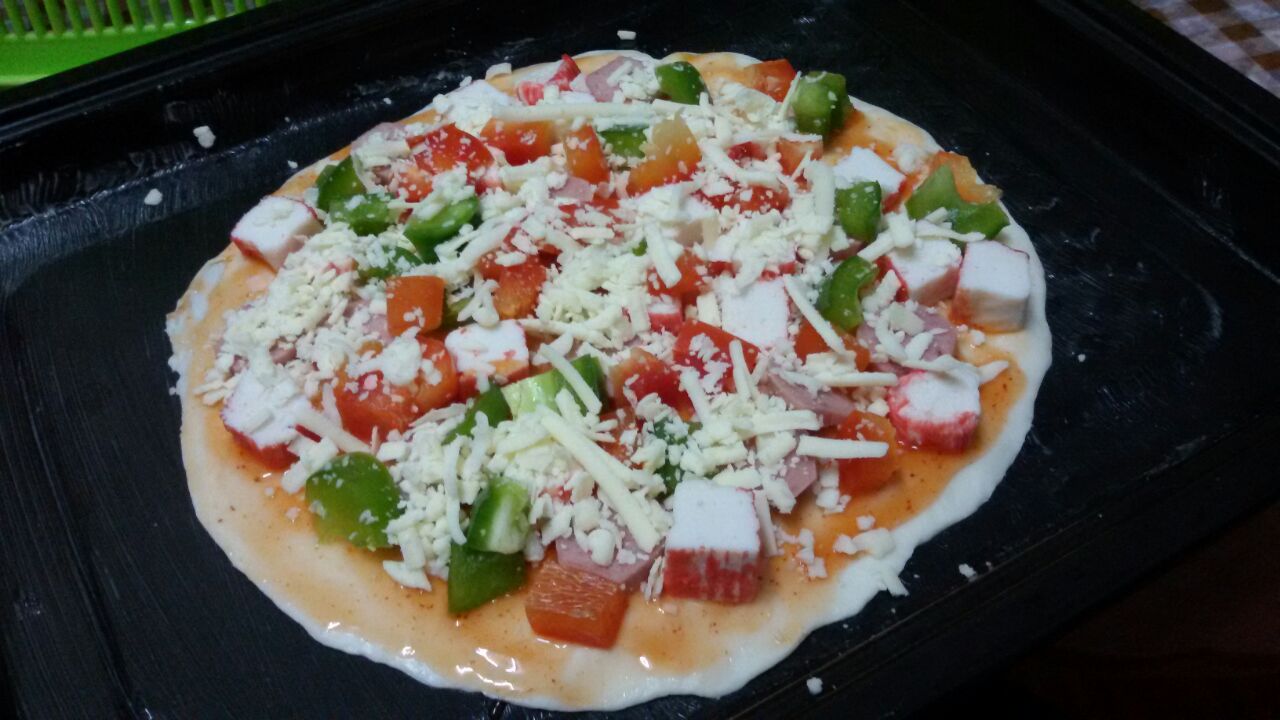 Resepi Pizza Roti Prata Simple - ♥♥ MAMA MASZULL