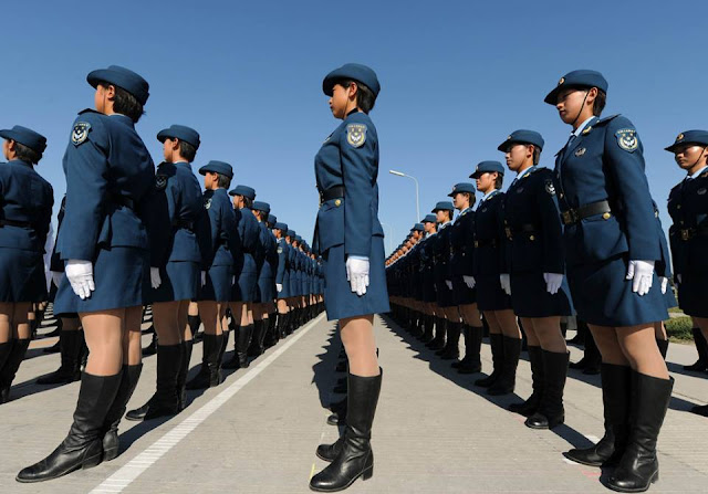 PHOTO: Check Out Chinese Female Soldiers Rocking The Parade