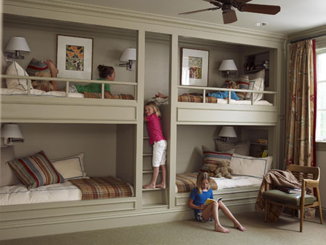 set of bunk beds in my inspiration folder i save lots of bunk rooms ...