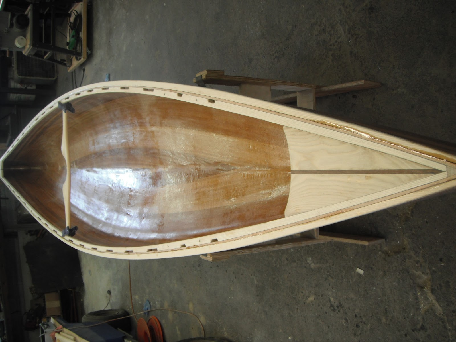 be green & flow: canoe gunwales completed!