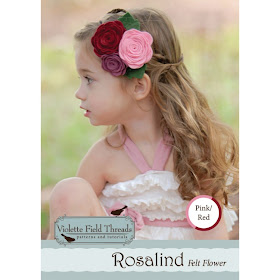 Rosalind Pink Felt Flower Kit