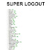 instantly logout of all active online accounts ! 