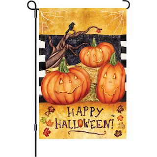 Halloween Garden FLag