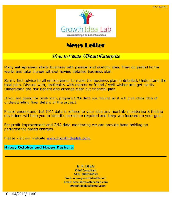 Newsletter 1 - Growth Idea Lab