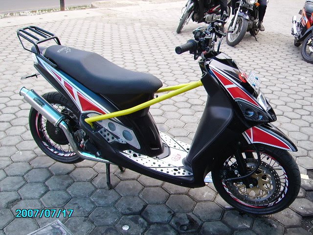 20+ Konsep Terkini Mio Trail SUPERMOTO