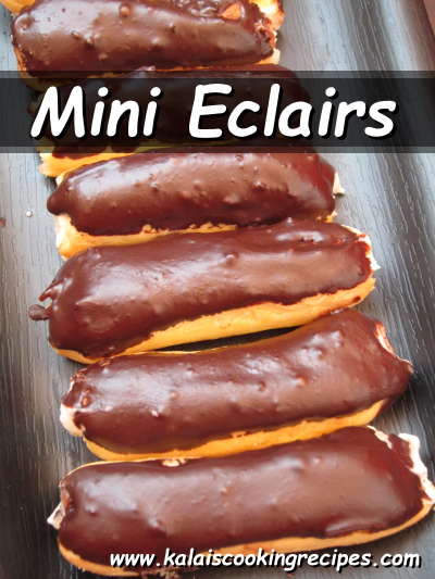 mini eclairs