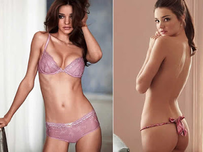 Miranda Kerr de lingerie da Victoria's Secret