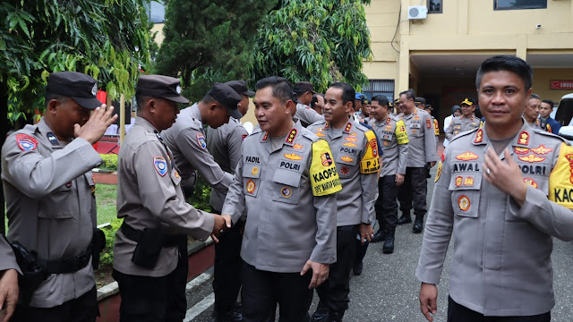 Kabaharkam Polri Fadil Imran Silaturahmi ke Polres Maros 