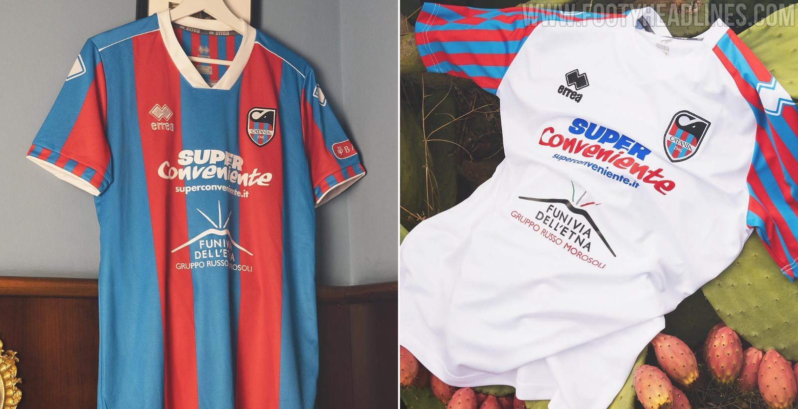 Newly Reformed Catania 22-23 Home & Away Kits Released - Footy Headlines