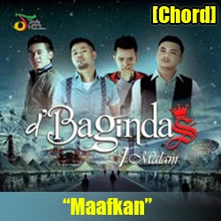 kunci gitar d'bagindas maafkan