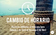 Cambia al horario de verano este sábado