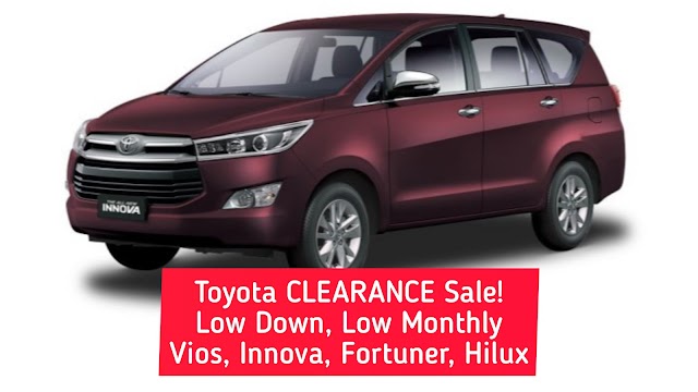 Toyota Innova CLEARANCE Sale!