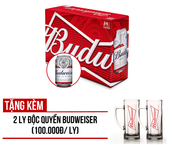 Săn ngay khuyến mãi khủng với bia Budweiser