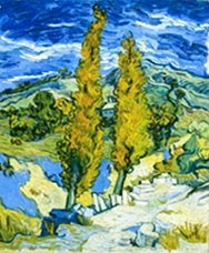 Van gogh's Two Poplars at Saint-Remy