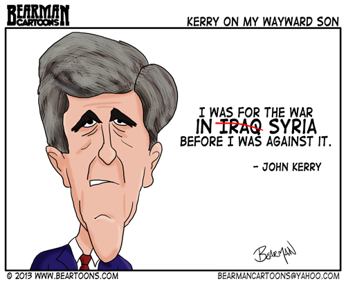 Image result for john kerry cartoon"