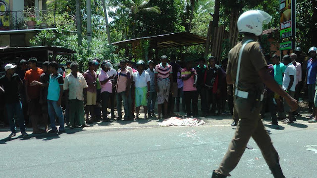 Embilipitiya - Nonagama Road lorry accident Child Death 