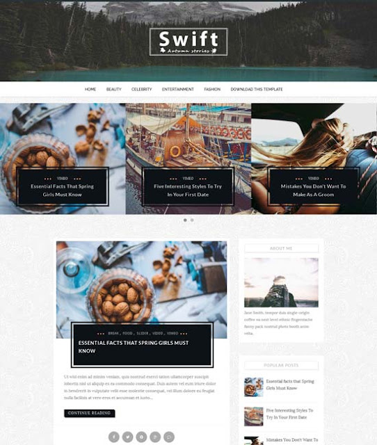  Best Free Simple Blogger Templates 2016