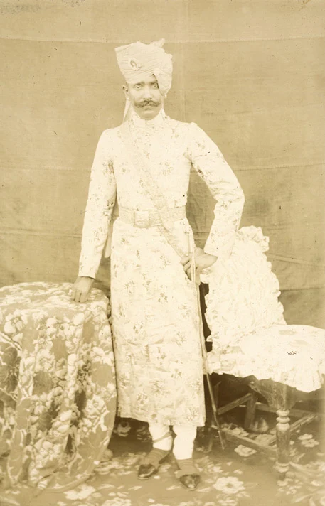 Kesri Singh, Thakur of Piploda (1872-1919) | Portraits of Indian Royals (Indian Rulers) | Rare & Old Vintage Portraits