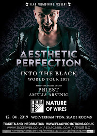 AESTHETIC PERFECTION + PRIEST + AMELIA ARSENIC + NATURE OF WIRES at The Slade Rooms, Wolverhampton (UK) 12/04/2019