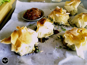 Spinach & Cheese Filo Parcels @ Biergarten | Whitefield | Bangalore