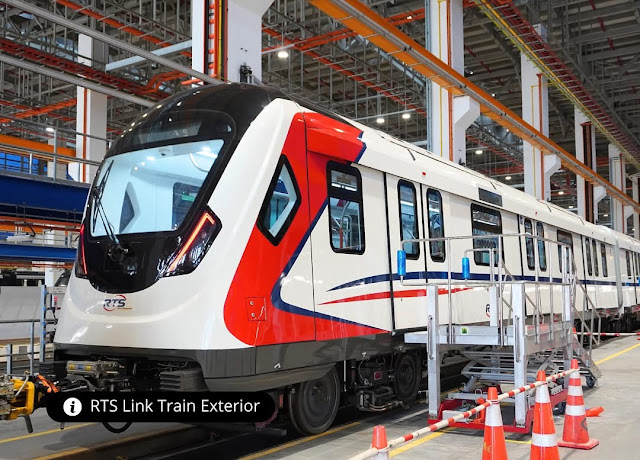 Ciri-Ciri Kereta Api Projek RTS Link Johor Bahru – Singapura