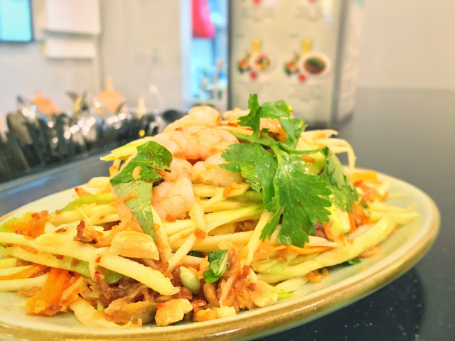 Tonkin Vietnamese Noodle Bar - Green Mango Salad with Shrimps